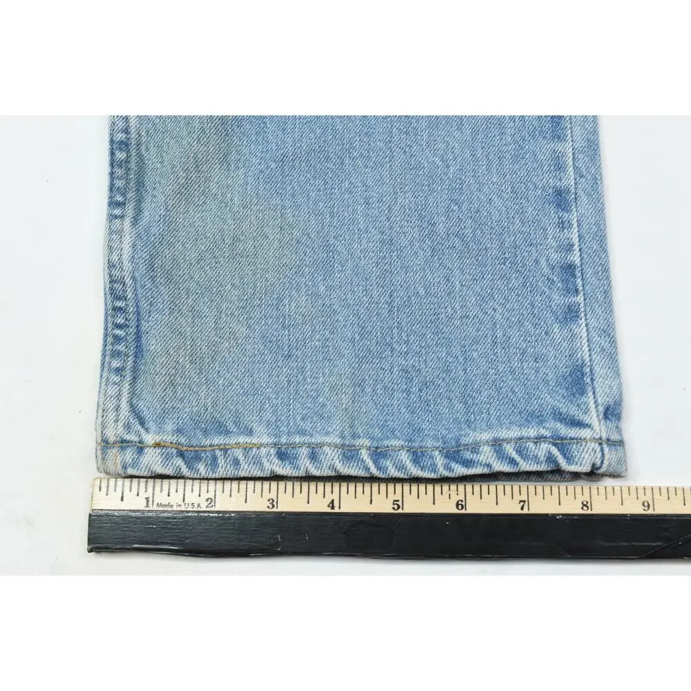 Vintage Levis 505 Jeans Mens 38x30 (36x30) Blue Straight Leg Regular Fit Cotton